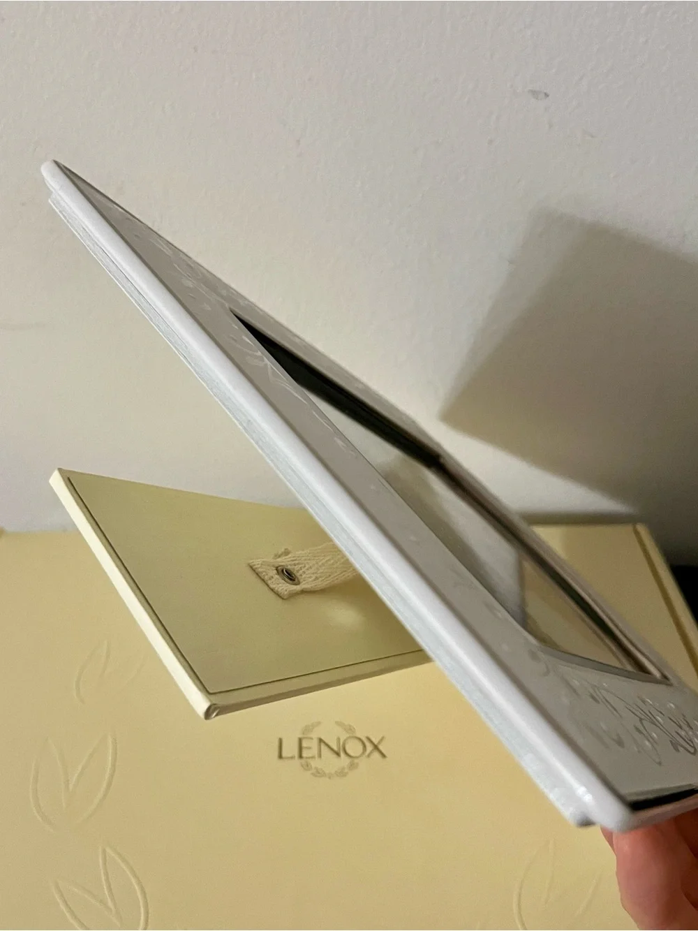 Lenox Wedding Promises Opal Innocence 5x7 Photo Picture Frame